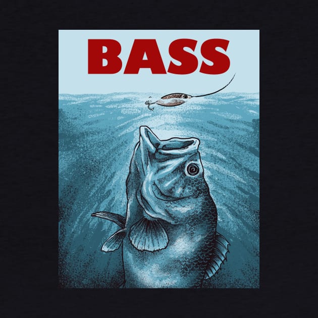 Fishing bass by akawork280